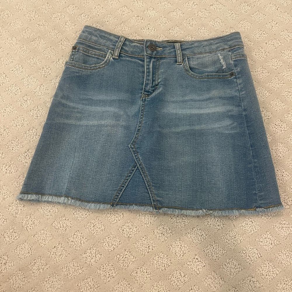 Lucky Brand Blue Denim Mini Skirt